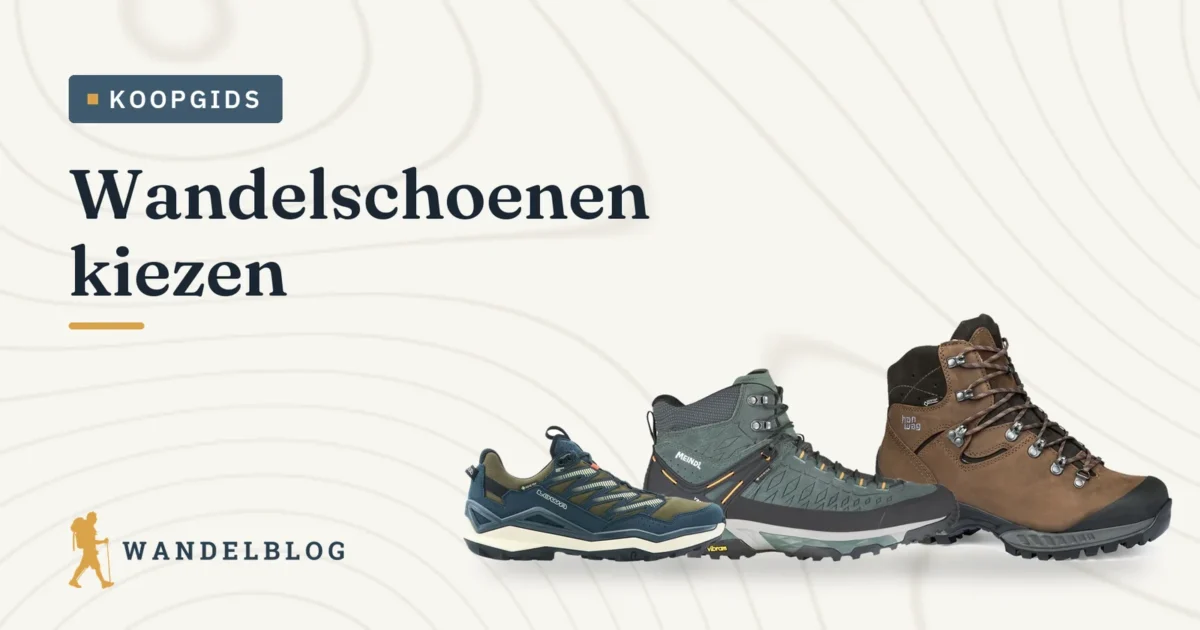 Drie wandelschoenen van laag naar hoog: LOWA Maddox Pro GTX Lo, Meindl Top Trail Mid GTX en Hanwag Tatra II Wide GTX